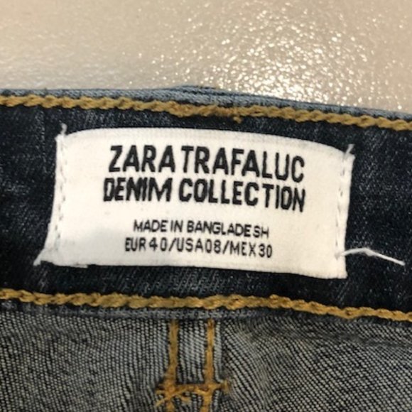 ZARA Trafaluc Premium Jeans - Size 8 - Picture 7 of 8